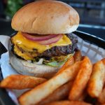 westville whare house burger and chips