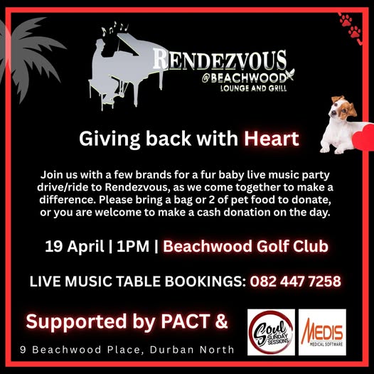 FUND RAISER @ RENDEZVOUS BEECHWOOD LOUNGE & GRILL