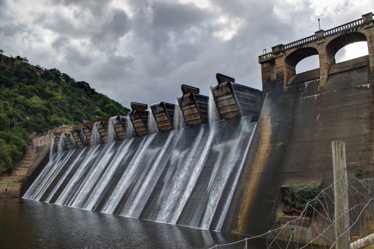 Hydroplus fuse gates at Shongweni Dam