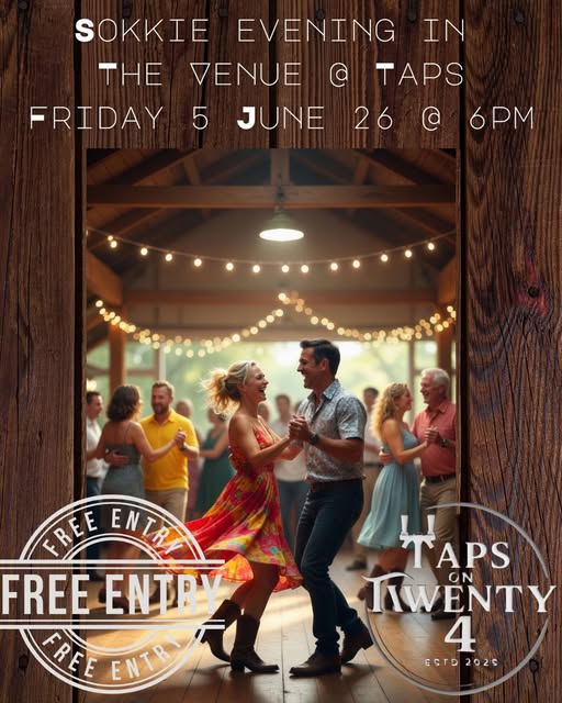 Sokkie evening at taps on twenty