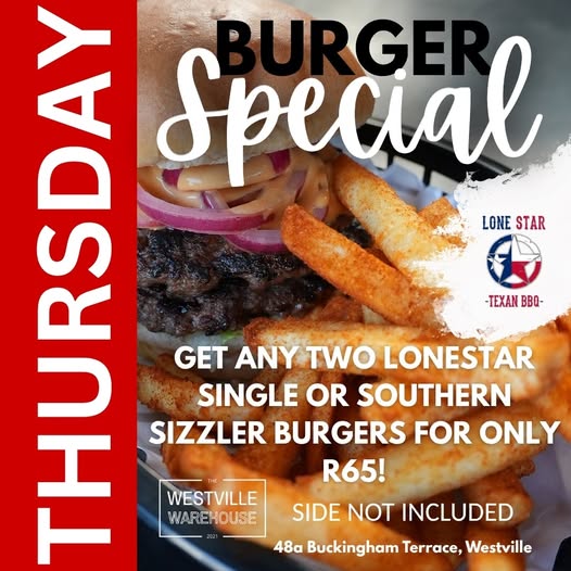 Thursday Burger Special @ Westville Wharehouse 5 (1)