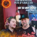 Fire in the jukebox @ The Rooster pub