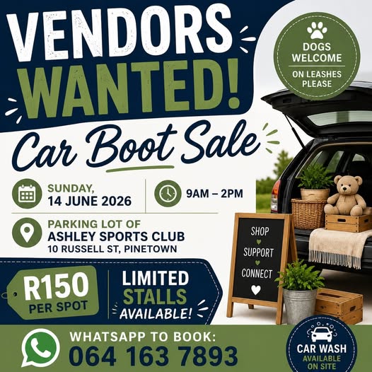 CAR BOOT SALE @ Ashley sports club