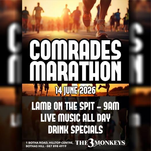 Comrades spit @ 3 Monkeys 0 (0)