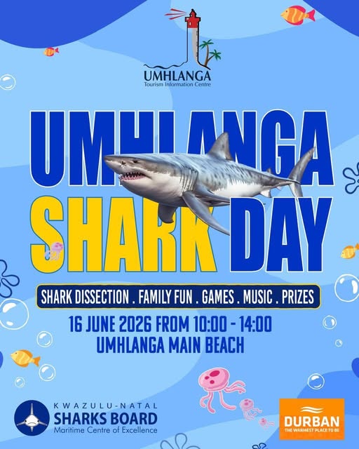 Durban Tourism is excited to invite visitors and locals alike to the 3rd edition of 𝗨𝗺𝗵𝗹𝗮𝗻𝗴𝗮 𝗦𝗵𝗮𝗿𝗸 𝗗𝗮𝘆!