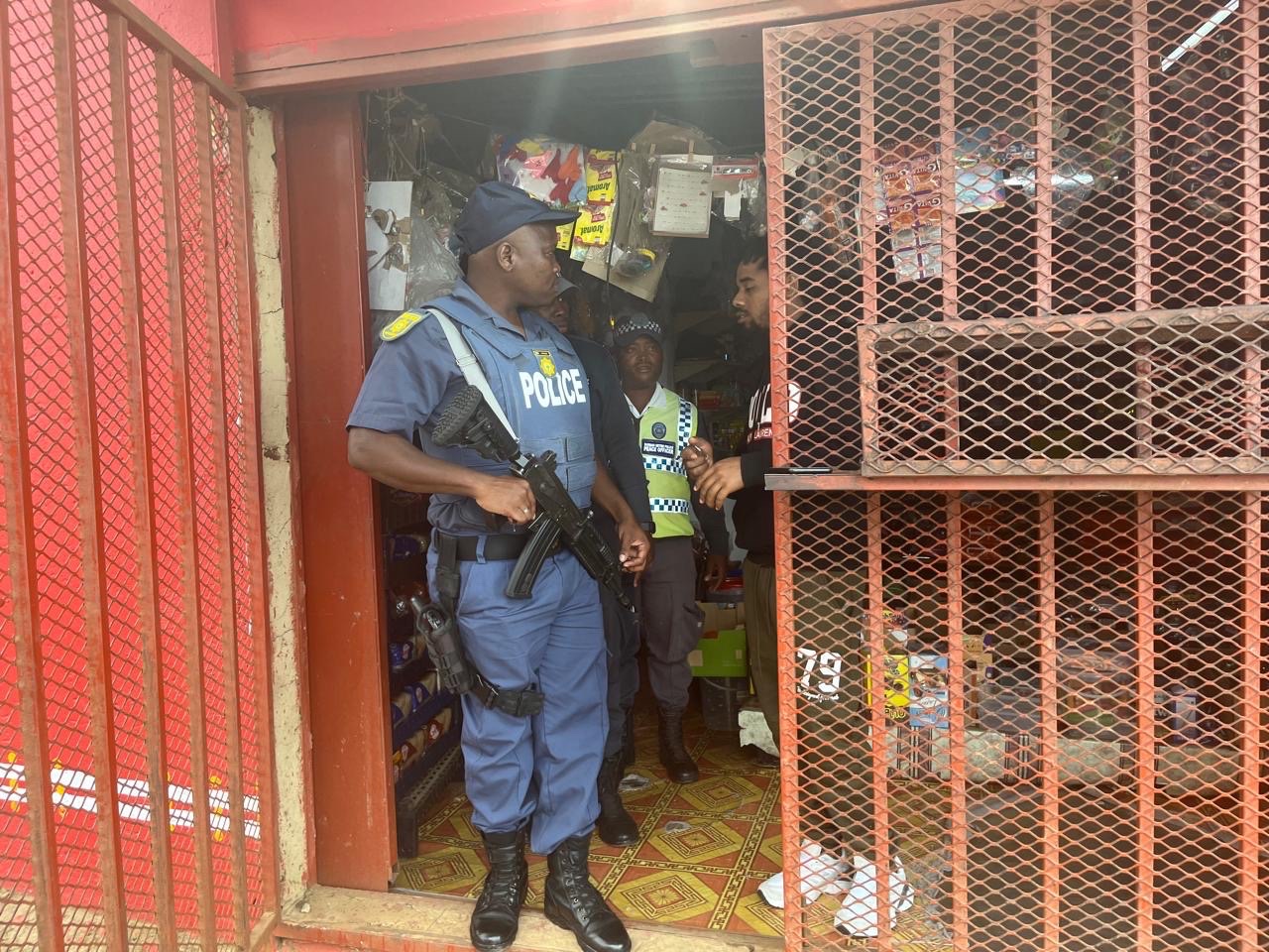 EThekwini by-law enforcement completely took over Craigieburn, Umkomaas today