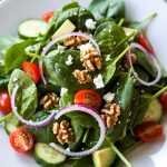 Raw Spinach Salad Recipe