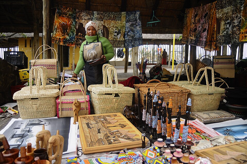 Woman Selling Curios On The Durban Beachfront 0 (0)
