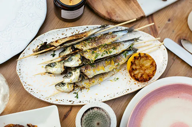 braai sardines south african style