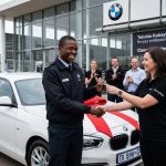 Teboho Kabayi, a 27-year-old security guard at a BMW dealership in Kempton Park