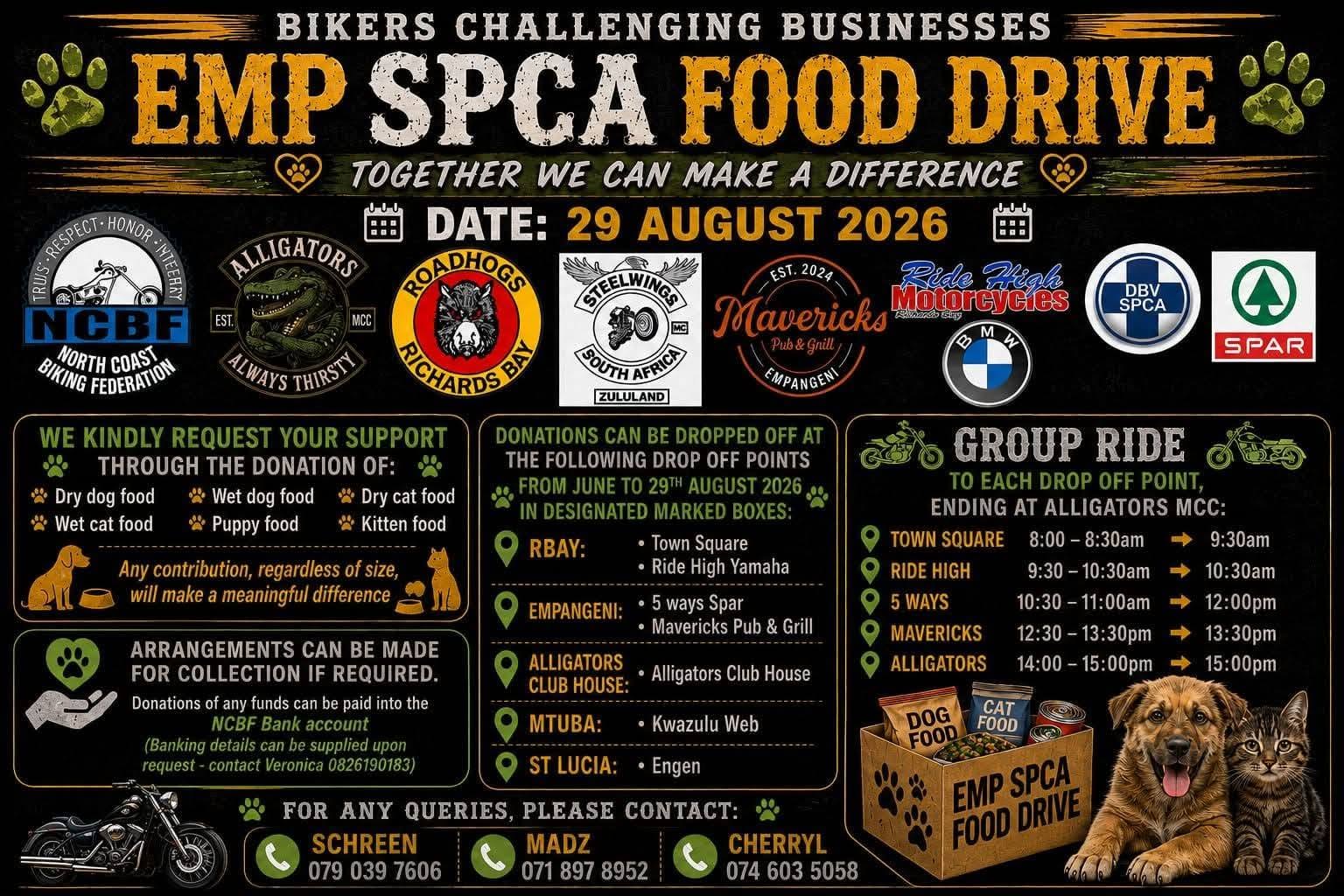 SPCA Food drive 0 (0)
