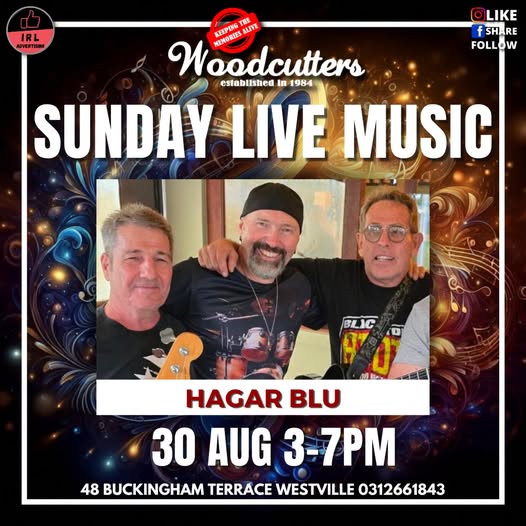 Hagar blu @ Woodcutters
