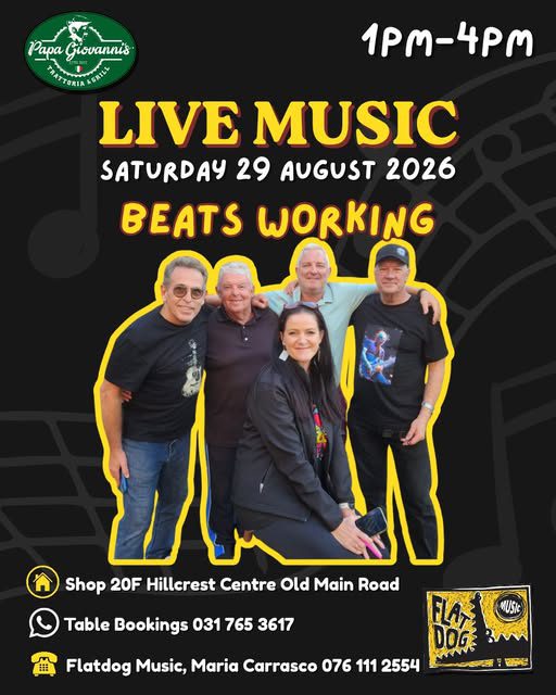 Beats Working live at Papa Giovanni's Pizzeria & Grill