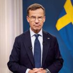 Swedish Prime Minister and leader of the Moderate Party Ulf Kristersson sweden