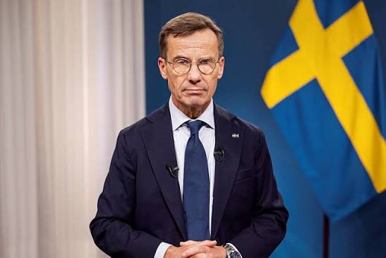 Swedish Prime Minister and leader of the Moderate Party Ulf Kristersson sweden
