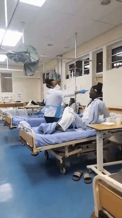 Nurse assaulting patient