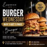 Burgers @ Essence cafe hillcrest