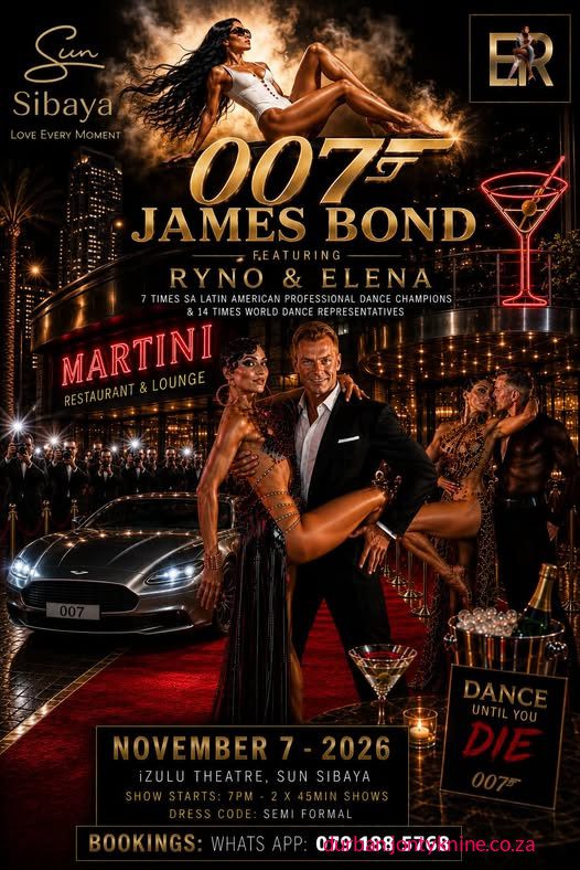 JAMES BOND – A SPECTACULAR NIGHT OF GLAMOUR, MUSIC & DAZZLE