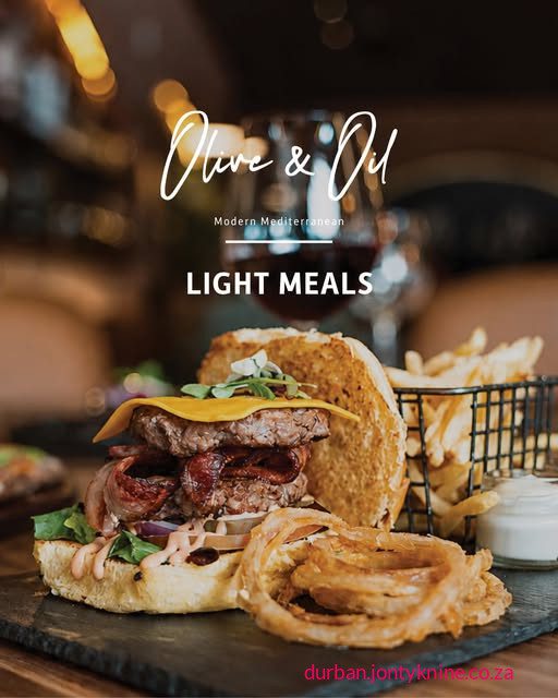 Burgers @ olive and oil umhlanga