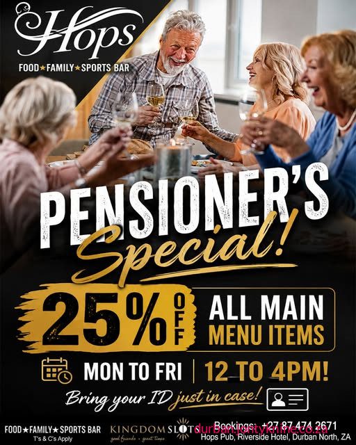 Pensioners day @ The Hops