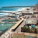 Paddling Pools at Newton with Wedge, South Beach and XL in the background.