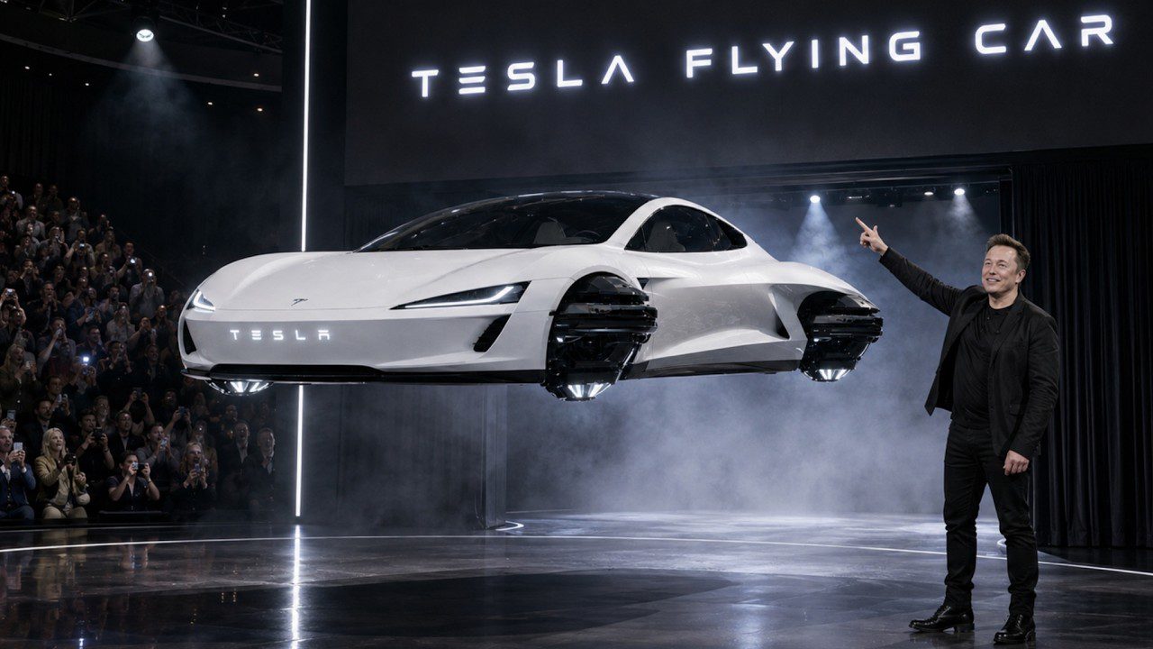Tesla’s second-generation Roadster is set for a public unveil on October 1, 2026 (“Go for launch”), with heavy emphasis on optional SpaceX-developed cold-gas thrusters that enable extreme acceleration and limited hovering/short lifts—but it is not a true flying car capable of sustained flight or everyday aerial travel.