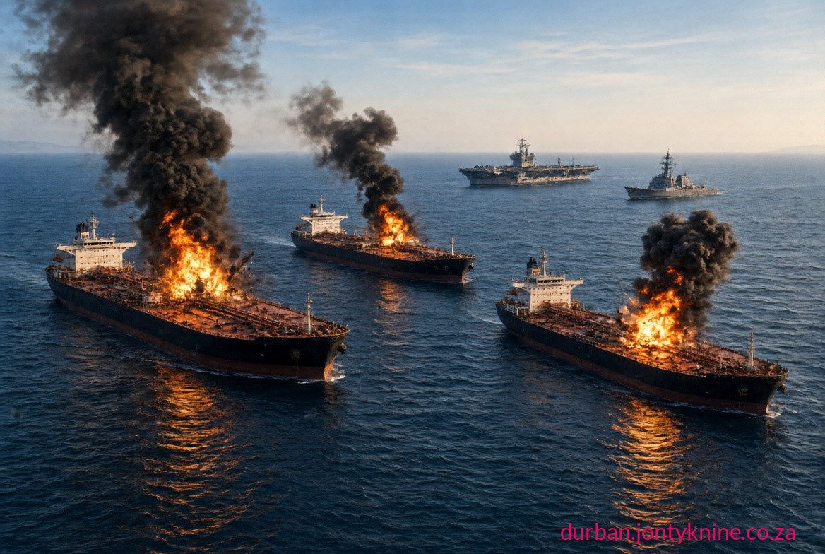 U.S. military struck three Iranian crude oil tankers in the Persian Gulf and Gulf of Oman region after Iran’s Islamic Revolutionary Guard Corps (IRGC) launched ballistic missiles at two U.S. Navy warships.