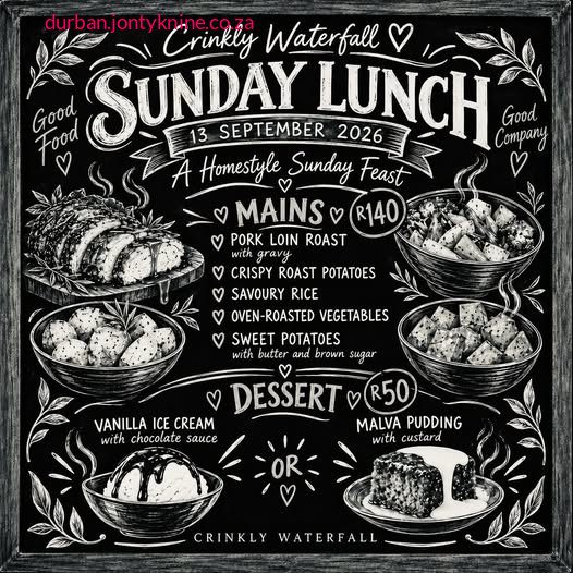 Sunday lunch @ Crinckly Waterfall
