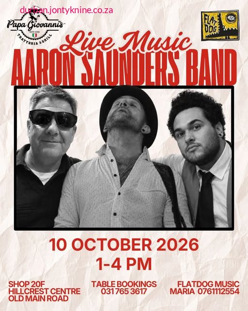 Aron Saunders Band @ Papa Giovannis