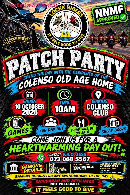 Lockk Riders Patch party