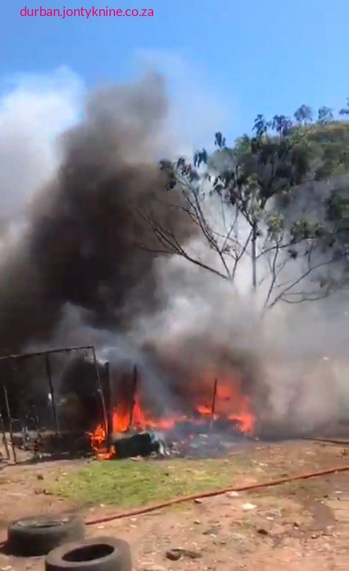 A spaza shop owned by a migrant is set on fire in Berea