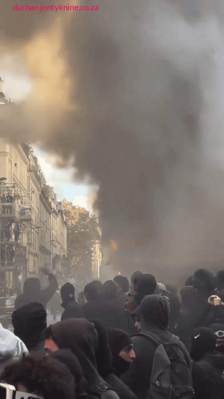 In Paris they even burned the historic La Barrique restaurant.