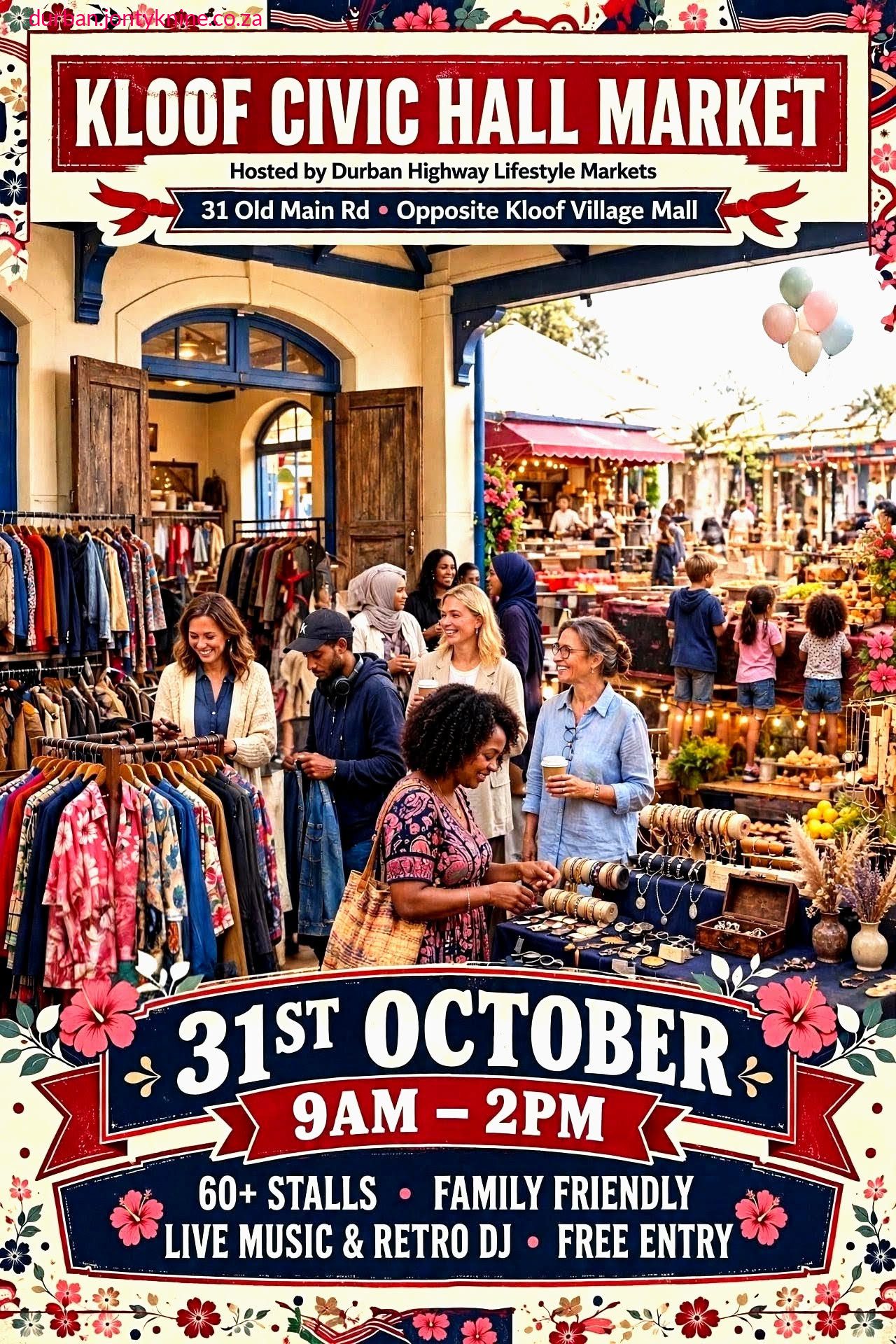 Kloof Civic Hall market