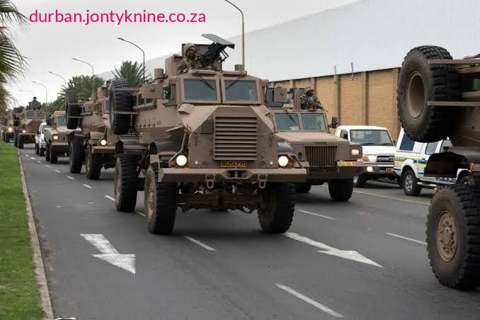 SANDF deployed in Durban CBD