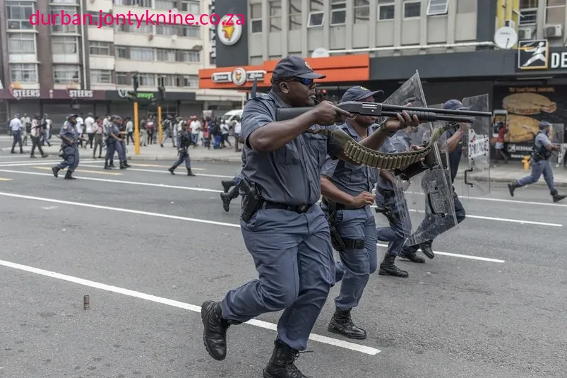 Nineteen arrested for Durban protesting
