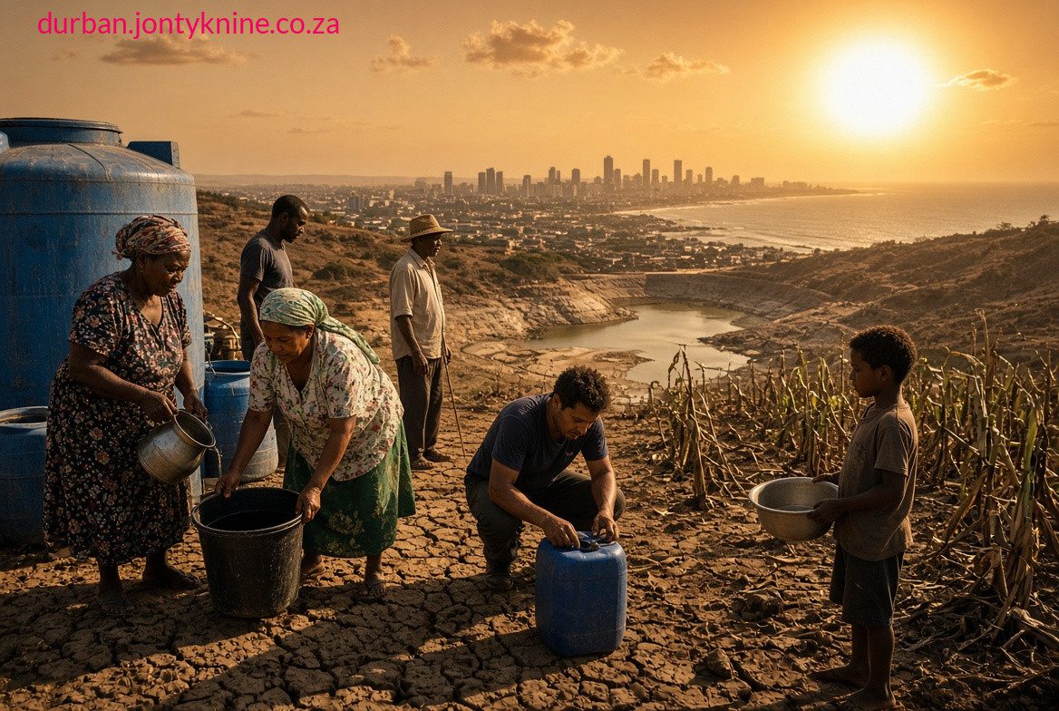 Durban (eThekwini) residents face elevated risks of heat stress, higher water demand, and supply disruptions during the 2026/27 summer under a very strong El Niño, mainly through hotter/drier conditions that amplify existing municipal water-system weaknesses rather than an automatic severe drought