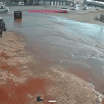 The mother of all potholes in Klerksdorp