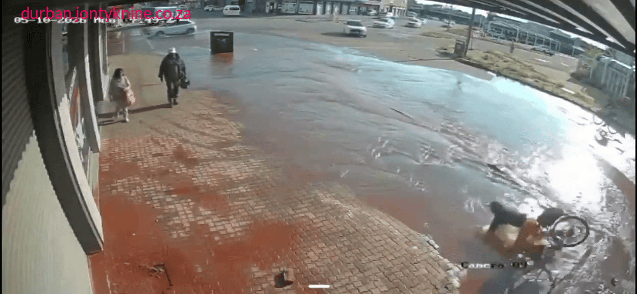 The mother of all potholes in Klerksdorp
