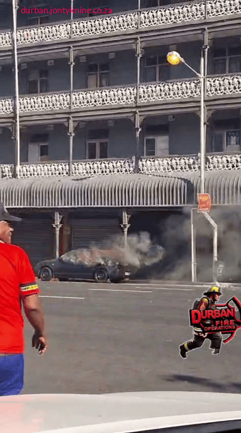 March and March protest in Durban turned violent, with vehicles set alight in the CBD.