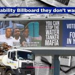 A Democratic Alliance (DA) election billboard in eThekwini (Durban) accusing city officials of enabling a “water tanker mafia” was taken down in early October 2026 after the mayor and senior officials threatened legal action over alleged defamation.
